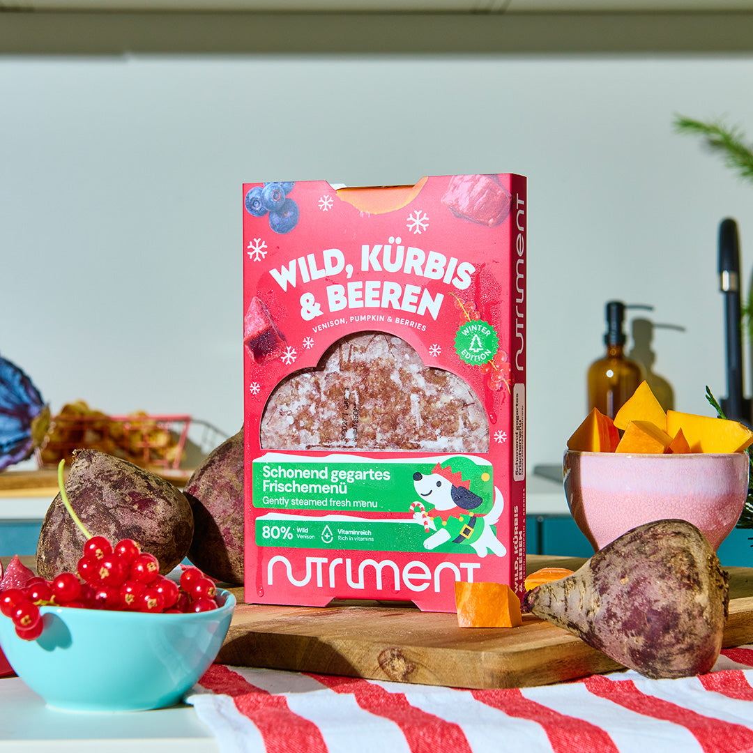 Frischemenü Wild, Kürbis & Beeren - 400 g