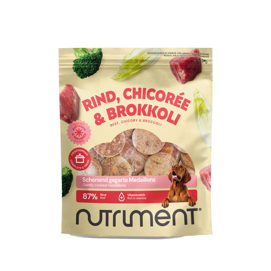 Frischemenü Medaillons Rind, Chicorée & Brokkoli – 800 g
