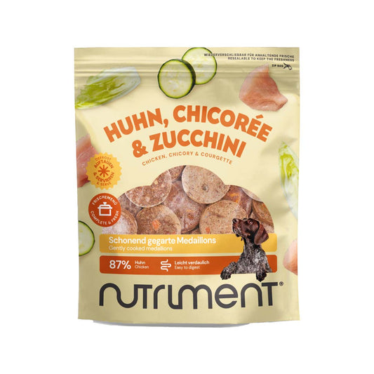Frischemenü Medaillons Huhn, Chicorée & Zucchini – 800 g