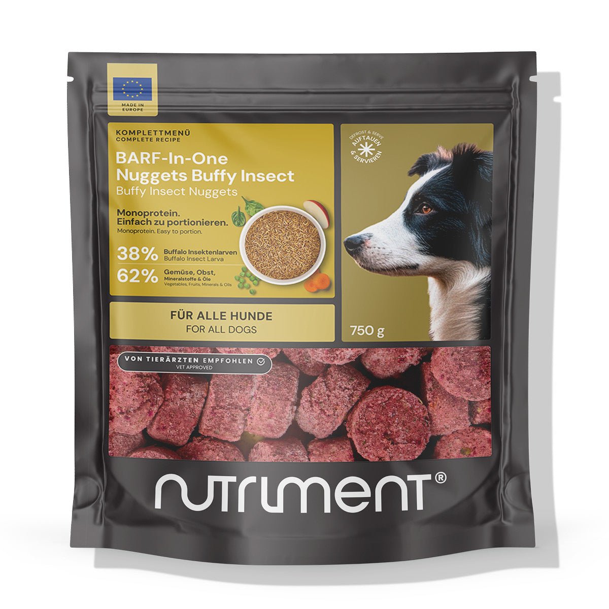 BARF-In-One Nuggets Buffy Insect 750 g