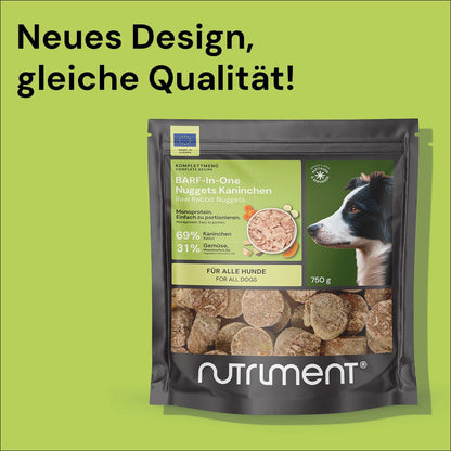 BARF-In-One Nuggets Kaninchen 750 g