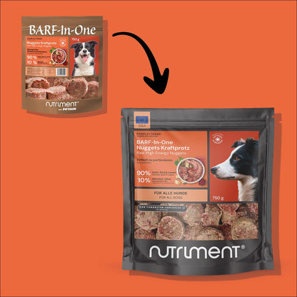 BARF-In-One Nuggets Kraftprotz 750 g
