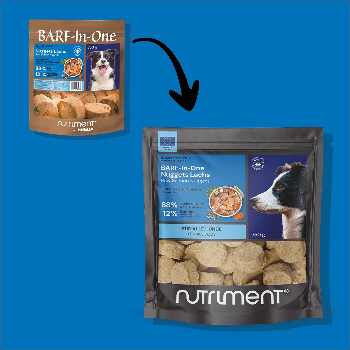 BARF-In-One Nuggets Lachs 750 g