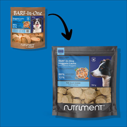 BARF-In-One Nuggets Lachs 750 g