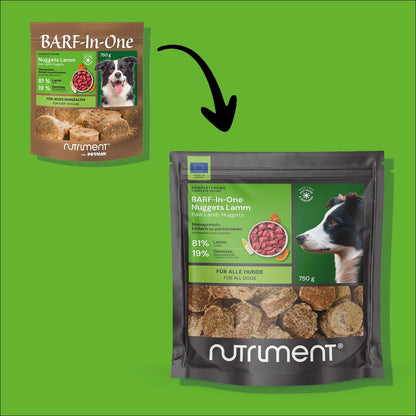 BARF-In-One Nuggets Lamm 750 g