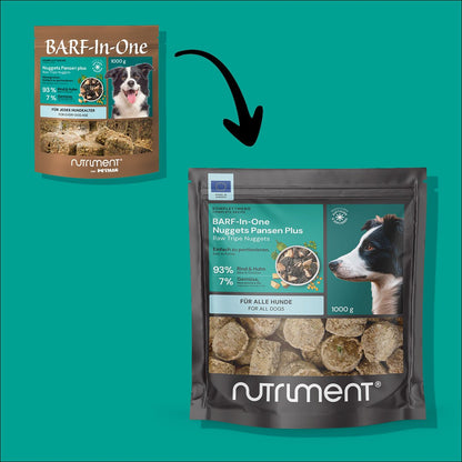 BARF-In-One Nuggets Pansen Plus 1000 g