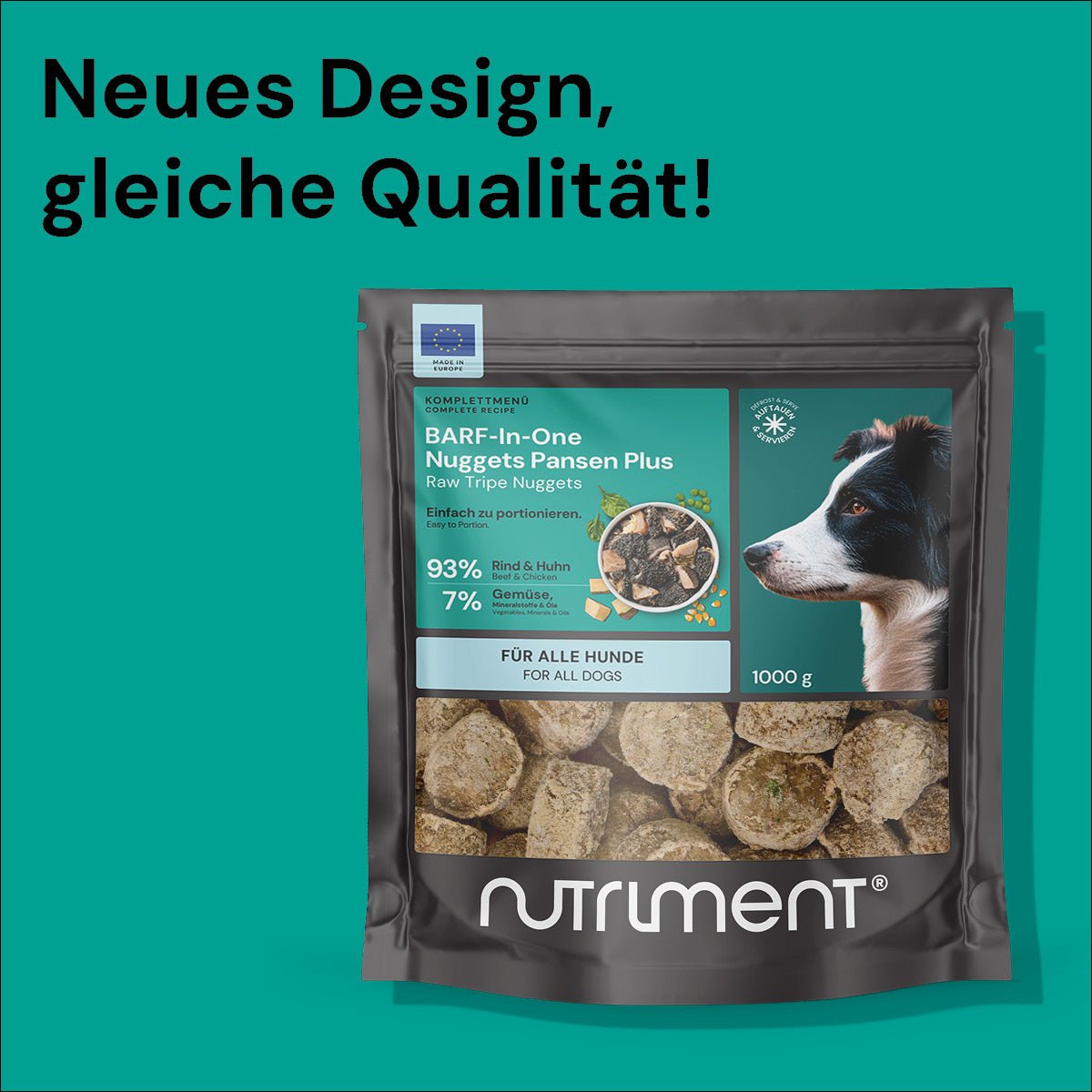 BARF-In-One Nuggets Pansen Plus 1000 g
