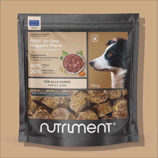 BARF-In-One Nuggets Pferd 750 g