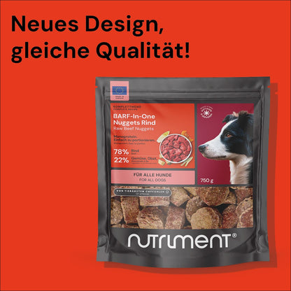BARF-In-One Nuggets Rind 750 g