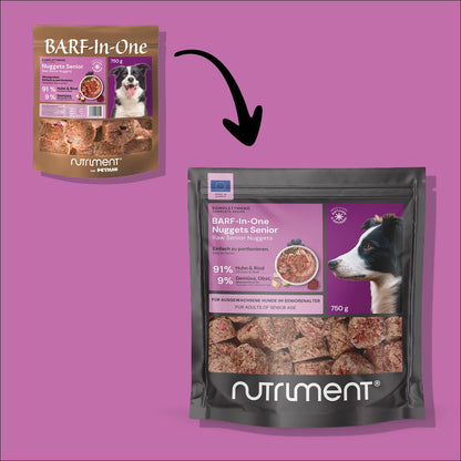 BARF-In-One Nuggets Senior 750 g