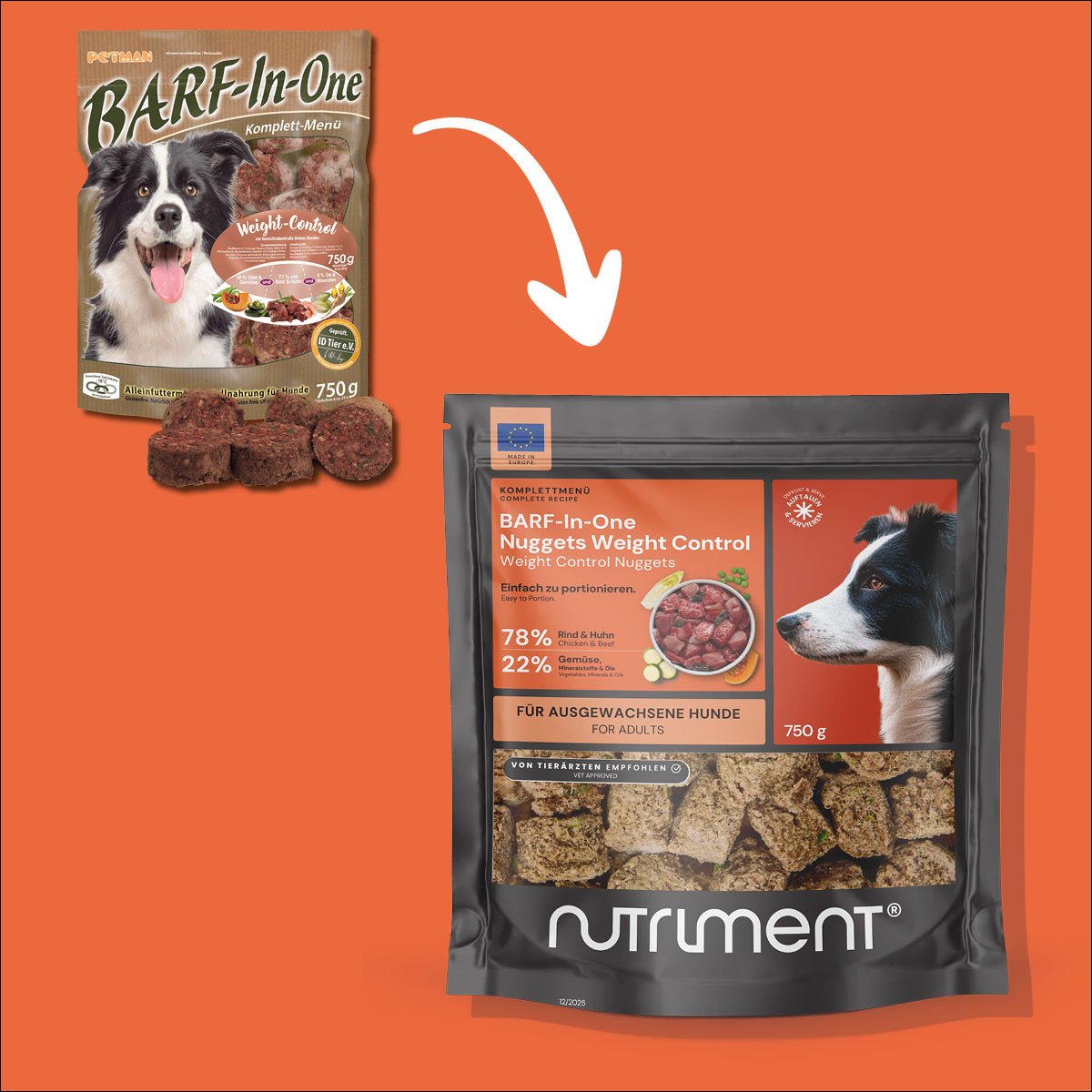BARF-In-One Nuggets Weight Control 750 g