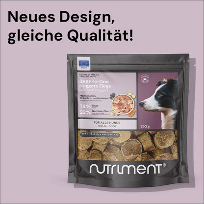 BARF-In-One Nuggets Ziege 750 g