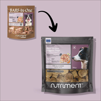 BARF-In-One Nuggets Ziege 750 g