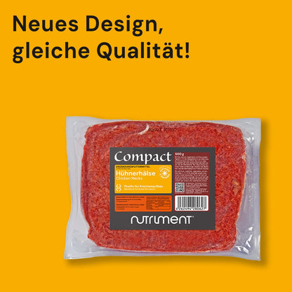 Compact Hühnerhälse gewolft - 500 g