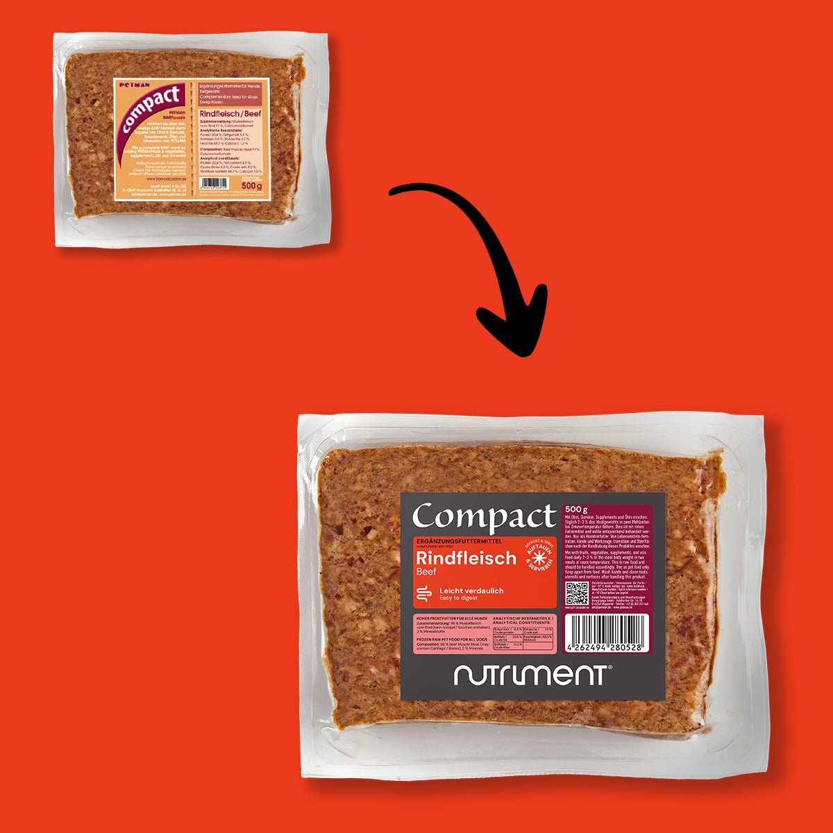 Compact Rindfleisch - 500 g