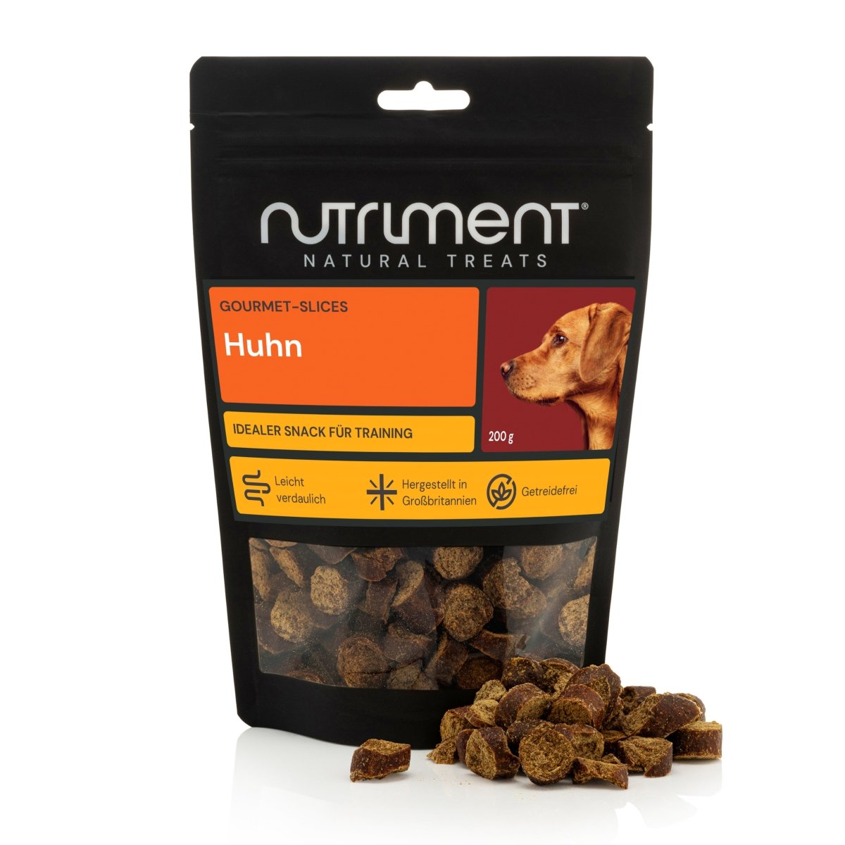 Gourmet-Slices - Huhn Hundeleckerli gesund proteinreich für alle Rassen