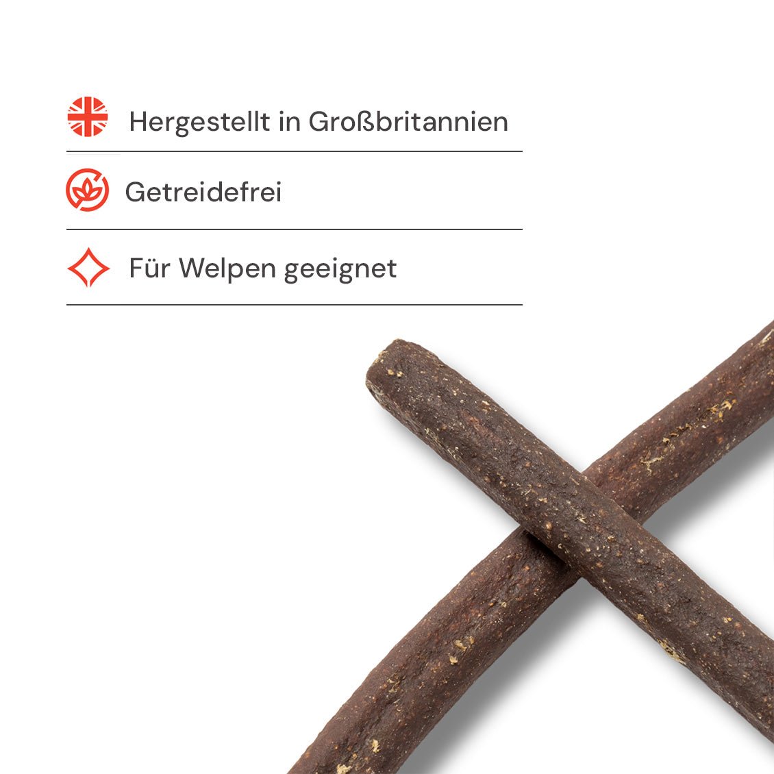 Gourmet-Sticks für Hunde aus hochwertigem Huhn, gesund und proteinreich