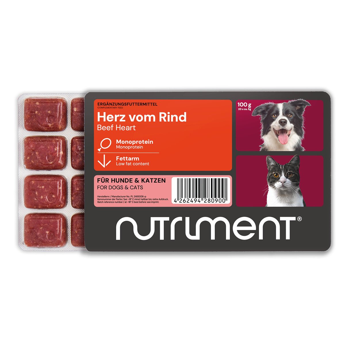 Herz vom Rind Blister - 100 g