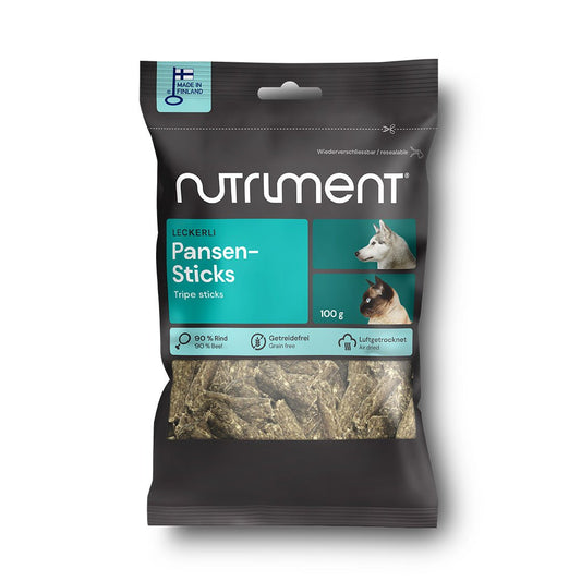 Leckerli Pansensticks mit 90 % Rinderpansen als natürliche Snacks für Hunde und Katzen