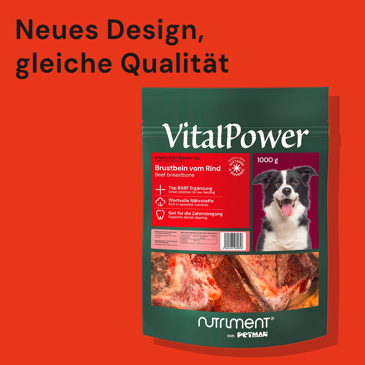 VitalPower Brustbein vom Rind 1000 g