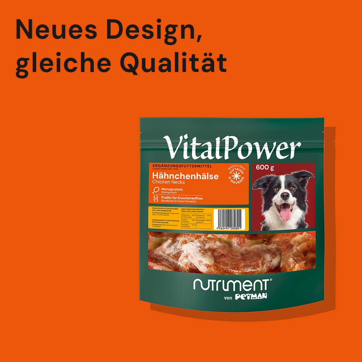 VitalPower Hähnchenhälse 600 g