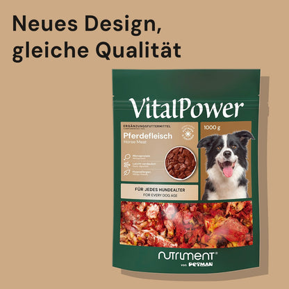 VitalPower Pferdefleisch 1000 g