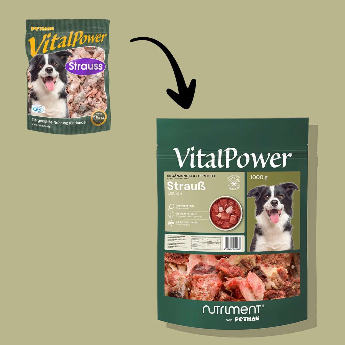 VitalPower Strauß 1000 g