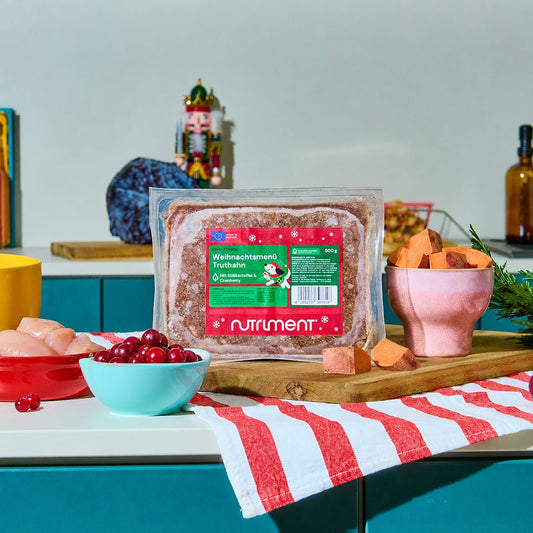 Weihnachtsmenü Truthahn mit Süßkartoffel & Cranberry